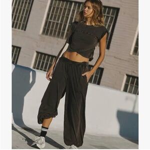 FP Movement by Free People Hot Shot Crossover Set, Black S